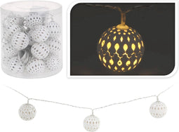 Led met 10 witte balletjes
