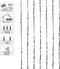 LED Micro Cluster lichtketting 45 m met 1500 warmwitte LED's en 8 functies