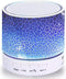 Led Mini Draagbare Speaker USB/TF Card Bluetooth Kleur Blauw
