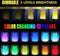 Led-nachtlampje oplaadbaar - touch-bediening - 13 kleuren