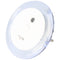 LED night light with twilight sensor, automatic switching on and off depending on daylight, with mul