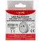 LED night light with USB-C/A charger and twilight control, with USB-C and USB-A connection, ideal gu