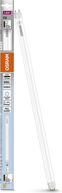 LED OSRAM SubstiTUBE T8 15 EM 840 4099854038549 G13 N/A Vermogen: 5.4 W Neutraalwit N/A