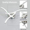 LED-plafondlamp elegante gebogen plafondlampen 3 ingebouwde LED-borden 18W 1600 lumen neutraal wit licht 4000K modern plafondarmatuur voor woonkamer en slaapkamers