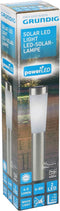 LED RVS grondspie tuinverlichting solar lantaarn 7,5x56cm