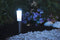 LED RVS grondspie tuinverlichting solar lantaarn 7,5x56cm