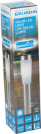 LED RVS grondspie tuinverlichting solar lantaarn 7,5x56cm