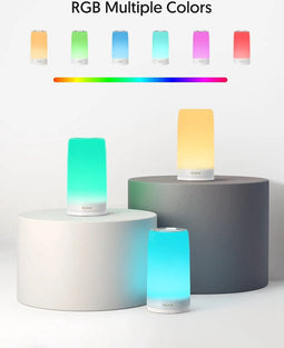 LED Sfeerlamp - Dimbaar, 7 Kleuren, Touch-bediening - Ideaal voor Thuis & Cadeau