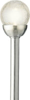 LED solar bol glas crackle i
