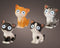 LED solar kittens 4kl.ass