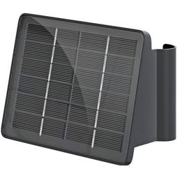 LED solar wall light with 2 white LEDs, Quadros, black, the house wall light