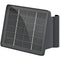 LED solar wall light with 2 white LEDs, Quadros, black, the house wall light