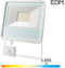 Led spot met aanwezigheidssensor EDM - 50W - 3500 Lumen - 6400K - Wit