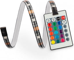 LED-STRIPS - RGB Eigenschappen - Afstandsbediening - 12 W - Bescherming: IP65 - LED RGB - 16 kleuren en 4 volgordes