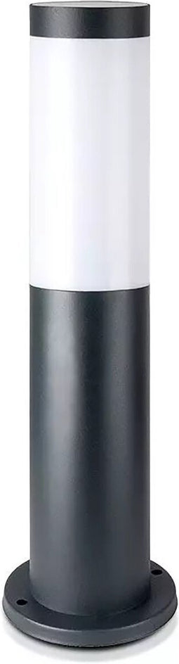 LED Tuinverlichting - Staande Buitenlamp - E27 Fitting - Rond - Mat Zwart - Aluminium - 45cm