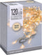 LED-verlichting - 120 LED - 9 meter - Warm wit - Transparant snoer