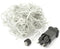LED-verlichting - 120 LED - 9 meter - Warm wit - Transparant snoer