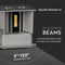 LED Wandlamp Buiten - Grijs - Tweezijdig - 4000K - 6W - IP65