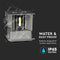LED Wandlamp Buiten - Grijs - Tweezijdig - 4000K - 6W - IP65