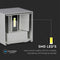 LED Wandlamp Buiten - Grijs - Tweezijdig - 4000K - 6W - IP65