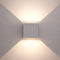 LED Wandlamp Buiten - Grijs - Tweezijdig - 4000K - 6W - IP65