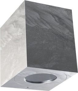 LED Wandlamp Buiten Tweezijdig Gegalvaniseerd - 2700K - 2x6Watt LED - Canto Kubi 2 - 15 jaar garantie