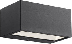 LED Wandlamp Buiten Zwart - 6W LED IP54 - Nene