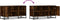 vidaXL - Schoenenbank - 100x40x53,5cm - bewerkt - hout - en - metaal - gerookt - eiken