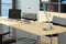 Ledbureaulamp TERRA, 5 W, 500 lm, 4 lichtsterktes, draai- en buigbaar, vouwbaar, grijs