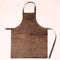 Lederen BBQ schort - 85x63cm - Bruin