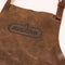 Lederen BBQ schort - 85x63cm - Bruin