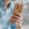 Lederen Flip Hoesje - Samsung Galaxy Z Fold3 5G - Camel