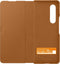 Lederen Flip Hoesje - Samsung Galaxy Z Fold3 5G - Camel