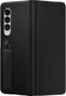 Lederen Flip Hoesje - Samsung Galaxy Z Fold3 5G - Zwart