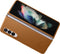 Lederen Hoesje - Samsung Galaxy Z Fold3 5G - Camel