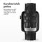 Lederen krokodil bandje voor de Apple Watch Series 1-9 / SE / Ultra (2) - 42/44/45/49 mm - Zwart