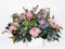 Thea Gouverneur - Borduurpakket met telpatroon - 1080A - Voorgesorteerde DMC Garens - Pioenrozen - Aida - 30 cm x 40 cm - DIY Kit