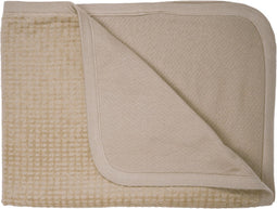 Ledikantdeken 100 x 150cm - Ledikantlaken 100% biologisch katoen - Baby Deken TOG 2.0 Desert Sand - Bruin - Snoozebaby