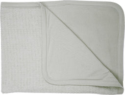 Ledikantdeken 100 x 150cm - Ledikantlaken 100% biologisch katoen - Baby Deken TOG 2.0 Mystic Mint - Groen - Snoozebaby