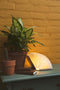 LEDR® Book Lamp Walnut Brown M - 16,5 x 12,5 cm - Oplaadbaar - Inclusief USB kabel - Waterdicht 100% Rycyclebaar Papier - Boek Lamp