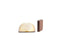 LEDR® Book Lamp Walnut Brown M - 16,5 x 12,5 cm - Oplaadbaar - Inclusief USB kabel - Waterdicht 100% Rycyclebaar Papier - Boek Lamp
