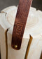 LEDR Wood Light - Cherry Wood M Leather edition Boomstam lamp