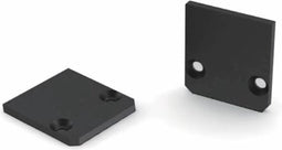 LEDsON AFSLUITDOP VOOR LED-PROFIEL SL15 FL - ZONDER KABELDOORVOER - GEANODISEERD ALUMINIUM - ZWART
