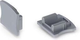 LEDsON ledson aluminium end cap voor SL15 led profile without cable hole - silver