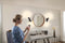 LEDVANCE Armatuur: voor muur, DECORATIVE WALL LAMP WITH WIFI TECHNOLOGY / 12 W, 22-…24- V, 3-65- K, body materiaal: aluminum, IP2-