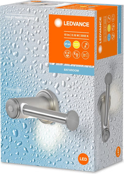 LEDVANCE BADKAMER toiletrolhouder + licht, -.18W, 1-lm