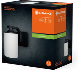 LEDVANCE Buitenarmatuur LED: voor muur, E27, ENDURA CLASSIC LANTERN CYLINDER / 22-…24- V, body materiaal: aluminum, IP43