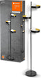 LEDVANCE DECOR Memphis vloerlamp, zwart/goud, G9 voet