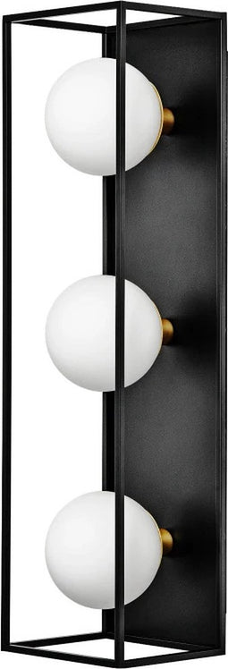 LEDVANCE DECOR Vierkante badkamer wandlamp IP44, zwart, G9