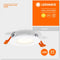 LEDVANCE Downlight LED: voor plafond, RECESS SLIM DOWNLIGHT / 4,5- W, 22-…24- V, stralingshoek: 11-, Warm White, 3- K, body materiaal: polyprophylene (pp)/polyamid, IP2-
